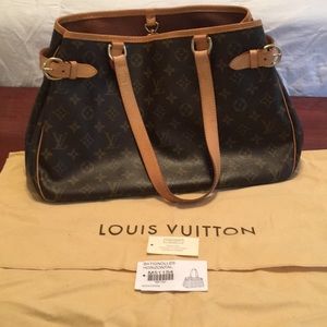 Authentic Louis Vuitton Batignolles Horizontal